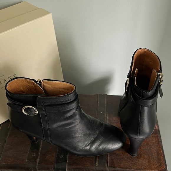 Sezane Black Leather Ankle Boots (US 9 / EU size 40) - Picture 4 of 4